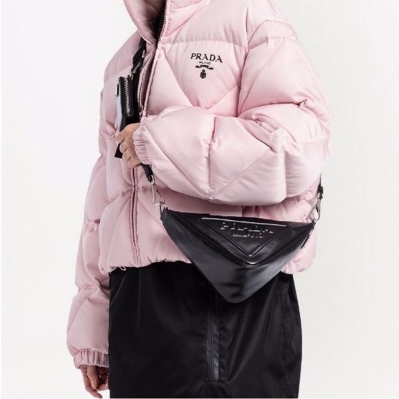 Prada Triangle Leather Shoulder Bag - Picture 3 of 16